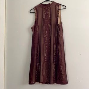 Maroon dress